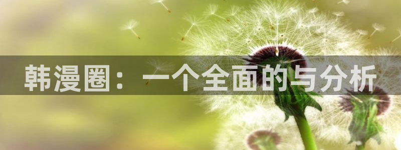 韩漫画免费软件：韩漫圈：一个全面的与分析